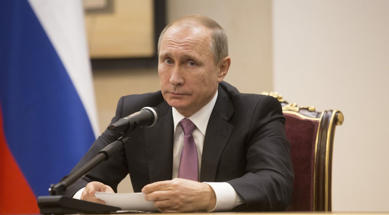 *Russian President Vladimir Putin during a news conference at the Gas Exporting Countries Forum summit in Tehran on Nov. 23, 2015.* Simon Dawson/Bloomberg via Getty Images. Putin-Main