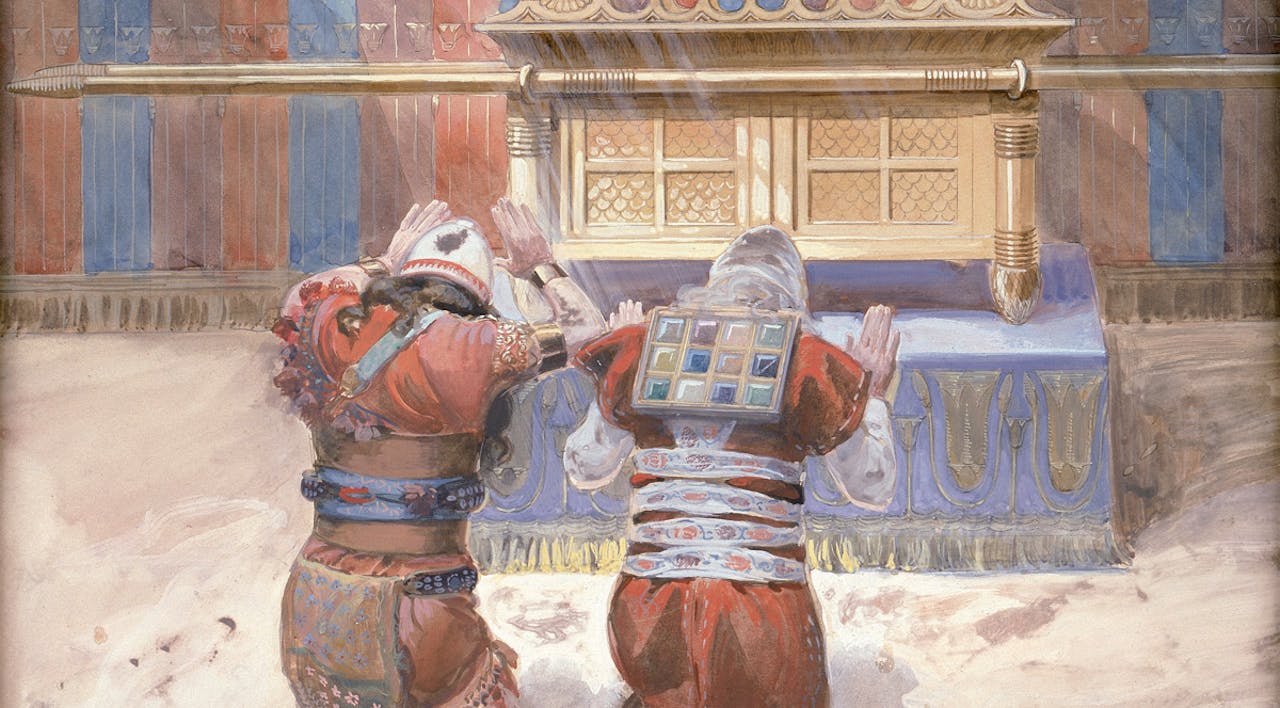 *From *Moses and Joshua in the Tabernacle* by James Tissot, 1902.* The Jewish Museum. Tissot-Main