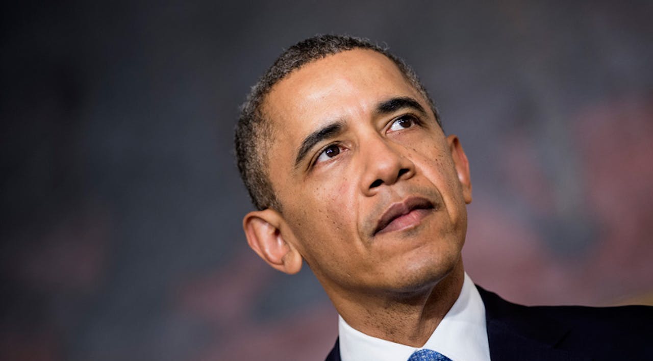 *President Barack Obama makes a statement about Iran’s nuclear program in November 2013. * BRENDAN SMIALOWSKI/AFP/Getty Images. Obama-Iran-Main