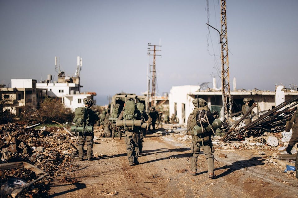 Israeli soldiers in Gaza, January 2025. *IDF Spokesperson’s Office*. 7d142c13-fdfd-43da-87d5-6fe2ee6467ec