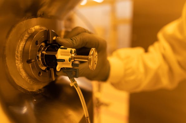 A technician assembles equipment for a tissue bioreactor at the Aleph Farms pilot production facility in Rehovot, Israel, on Sunday, Nov. 27, 2022. *Corinna Kern/Bloomberg via Getty Images.* Saiman AI