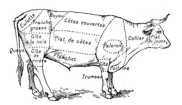 Poor Cow Beef Illustration Main