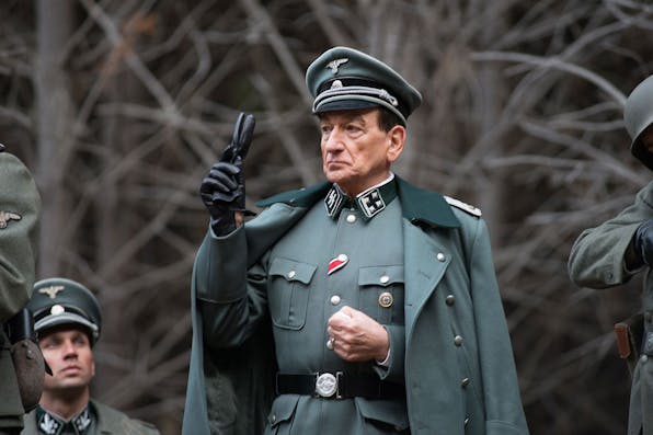 Ben Kingsley as Adolf Eichmann in *Operation Finale*, 2018. OF