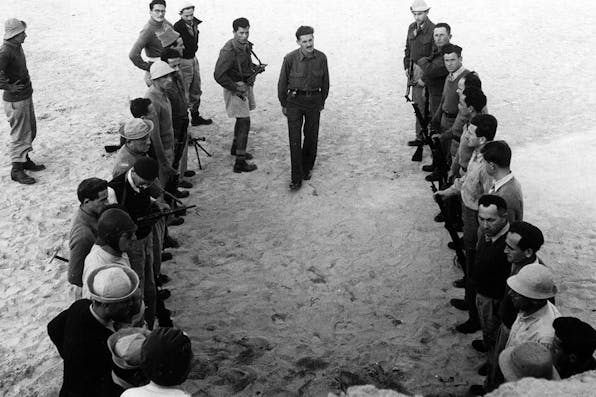*Haganah fighters training at Camp Yona, Tel Aviv, in the 1940s*. Mondadori via Getty Images. Inbar Kramer Reply Main