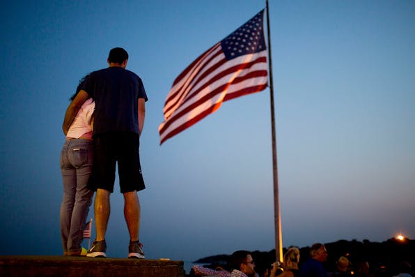 *Vigil in Gloucester, MA on International Overdose Awareness Day, August 31, 2019.* Carlos Osorio/*Toronto Star* via Getty Images. McClay Cohen Main
