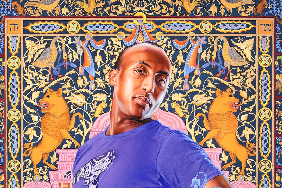 *From Kehinde Wiley’s *Alios Itzhak *at the Jewish Museum**.* Jewish Museum. Wiley Main
