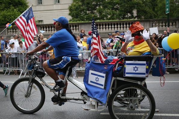 *The Celebrate Israel parade on 5th Avenue in Manhattan on June 4, 2017*. Mohammed Elshamy/Anadolu Agency/Getty Images. Abrams Sharansky Main