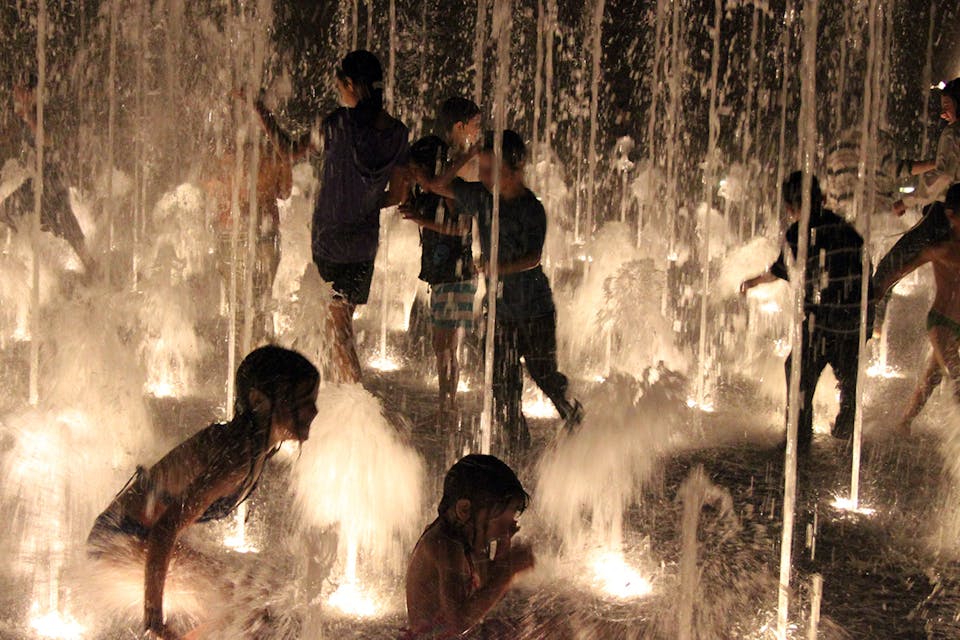 *Children play in a water fountain on a hot day in the Old City of Jerusalem on July 25, 2013.* Gershon Elinson/FLASH90. Gur Demographics