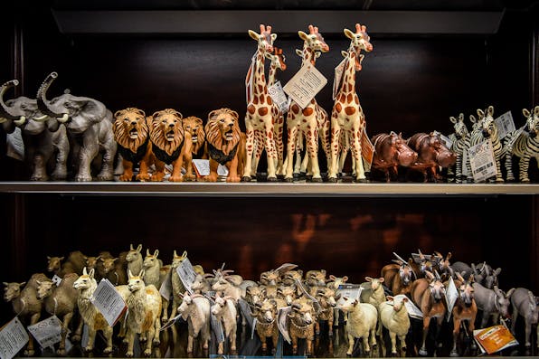 *Biblically themed toys at the gift shop for the Museum of the Bible.* Bill O’Leary/The Washington Post via Getty Images. Levenson Animals Main