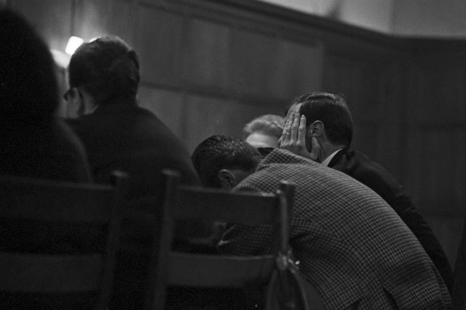 *A 1964 meeting of Alcoholics Anonymous.* Philippe Le Tellier/Paris Match via Getty Images. McHugh Main