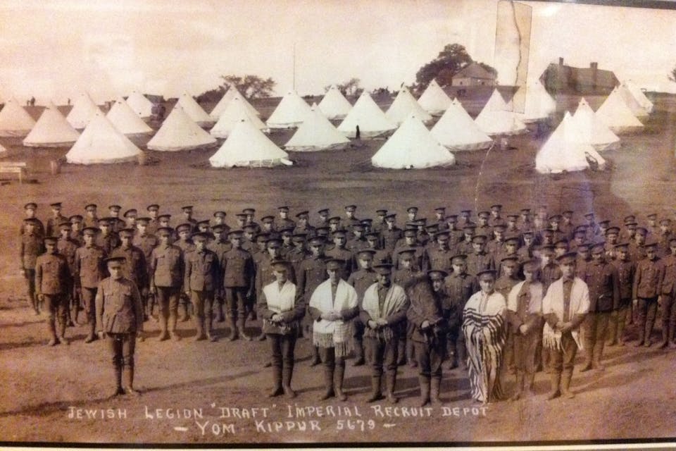 *The 39th Battalion of the Jewish Legion at Fort Edward in 1918*. Wikipedia. JewishLeagueFortEdwardNovaScotia