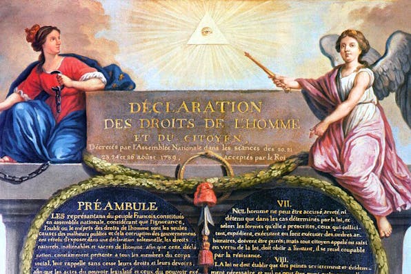 *From the *Declaration of the Rights of Man and of the Citizen, *1789*. Wikipedia. French-Declaration