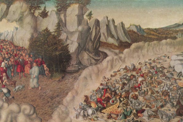 The Sinking of Pharaoh in the Red Sea*, 1530, by Lucas Cranach the Elder.* Wikimedia. Berman-Last-Word-Main