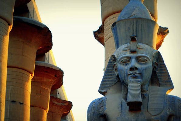 *A statue of Ramesses II in Luxor, Egypt. *Mohammed Moussa/Wikipedia. Ramses_II_in_Luxor_Temple-Main