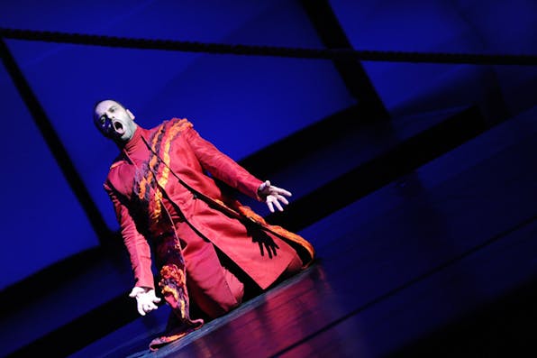 *Mihaly Kalmandi as the titular character in a 2013 production of *The Flying Dutchman* in Budapest.* ATTILA KISBENEDEK/AFP/Getty Images. Teachout-Main-Home