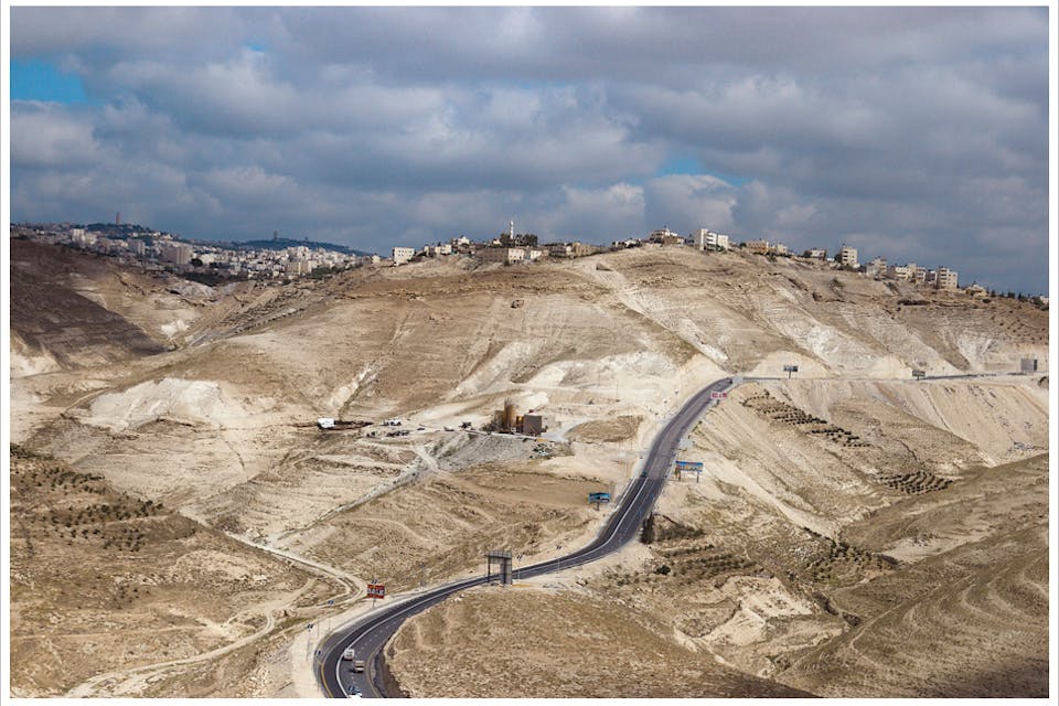 *A settlement in the West Bank.* Photo by libertinus/Flickr, made available by Creative Commons. 6024767783_6f17a9b712_b