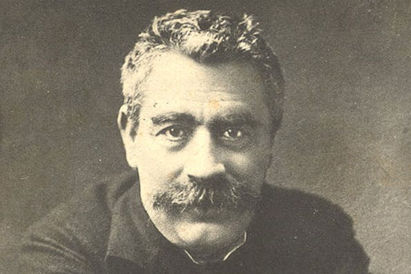 *A postcard featuring I.L. Peretz, one of the founders Yiddish culture, circa 1923.* Wikimedia. i_l_peretz_postcard