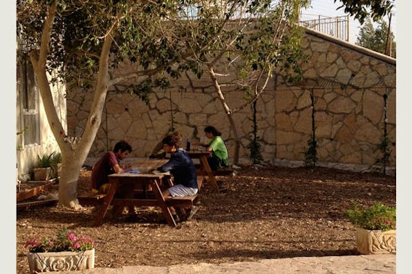 *Studying at Ein Prat Academy for Leadership, a pluralistic Israeli beit midrash.* Courtesy Tikvah Fund/Flickr. einpratwhite