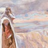 "Moses Sees the Promised Land From Afar" (c. 1896–1902) by French artist James Tissot "Moses Sees the Promised Land From Afar" (c. 1896–1902) by French artist James Tissot