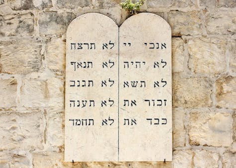 ten commandments, Jerusalem, Israel