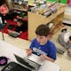 Seth Erdman, center, and his fellow students use Chromebooks while working on a lesson in a third grade class on Friday, Jan. 16, 2015, at Walden Elementary School in Deerfield, Ill. (Anthony Souffle/Chicago Tribune/Tribune News Service via Getty Images)