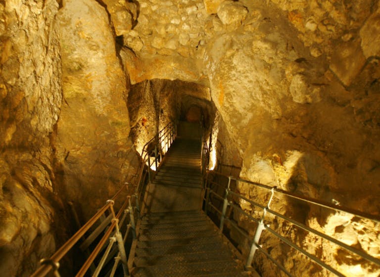 Warren’s shaft. *Oren Cohen/City of David Archives, used with permission from the author.* Oren Cohen