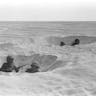 Israeli soldiers in foxholes on October 14, 1973 in the Sinai Desert during the Yom Kippur War. *GPO/Getty Images*. SINAI DESERT, EGYPT – OCTOBER 14: (FILE PHOTO) Israeli soldiers take cover in their foxholes during fighting against the Egyptians October 14, 1973 in the Sinai Desert during the Yom Kippur War. Israeli Prime Minister Ariel Sharon, then an Israeli general, refused to rule out another surprise attack similar to the one launched by the Arab armies when they struck against Israeli troops in the Sinai Desert and Golan Heights on the holiest day of the Jewish calendar on October 6, 1973. (Photo by GPO/Getty Images)