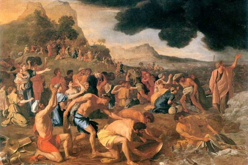 *The Crossing of the Red Sea*, by Nicolas Poussin (1633–34). *Wikipedia*. The_Crossing_of_The_Red_Sea