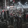 Anti-Israel protest in London, October 8, 2023. *Alisdare Hickson via Wikimedia.* 1080px-Palestine_solidarity_protesters_call_for_peace_and_an_end_to_Israel’s_occupation_and_Apartheid_(53248572695)