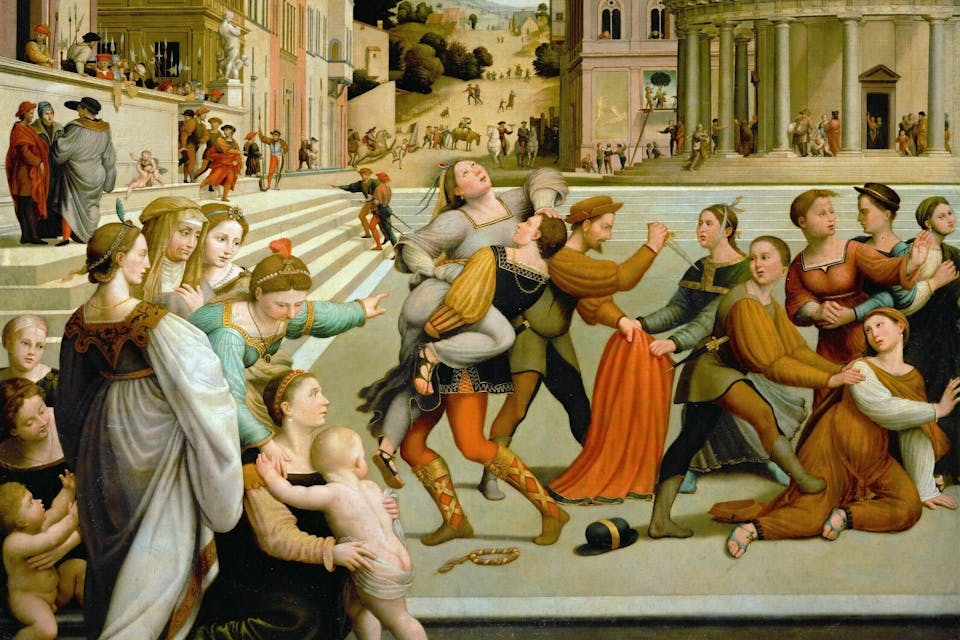 Rape of Dinah*, by Giuliano Bugiardini.* Wikimedia Commons. Öèôðîâàÿ ðåïðîäóêöèÿ íàõîäèòñÿ â èíòåðíåò-ìóçåå Gallerix.ru