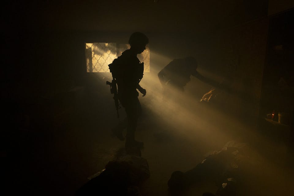 Members of the Magen David Adom ambulance service conduct a drill for handling war in the north of Israel on July 31, 2024 in Afek. *Amir Levy/Getty Images*. AFEK, ISRAEL – JULY 31: Members of Magen David Adom ambulance services conduct a drill for handling war situations in the north amid cross-border hostilities between Hezbollah and Israeli forces, on July 31, 2024 in Afek, Israel. Staff at Israel’s National Blood and Medical Emergency Service hold a series of drills for handling war situations including mass casualty events, blackout and security scenarios at their HQ in the North. (Photo by Amir Levy/Getty Images)