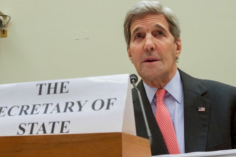 *John Kerry testifies about the Iran deal before the House Foreign Affairs Committee*. State Department/Flickr. Kerry-main