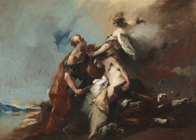 *The Sacrifice of Isaac* by Francesco Guardi (Wikimedia Commons) *The Sacrifice of Isaac* by Francesco Guardi (Wikimedia Commons)