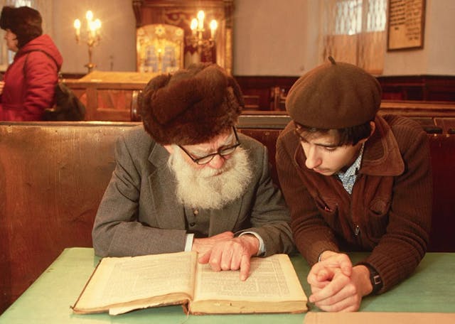Student in Synagogue