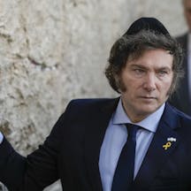 JAvier Milei at the Western Wall Javier-Milei_Western-Wall_Feb-2024