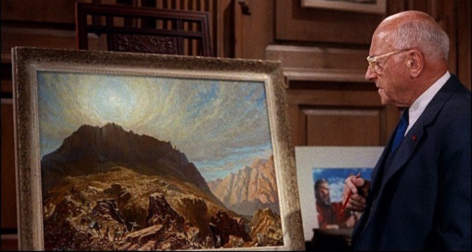 DeMille_and_Mount_Sinai_painting_Ten_Commandments