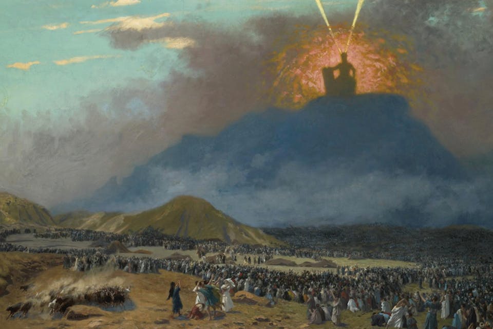Gérôme_Jean-Léon_-_Moses_on_Mount_Sinai_Jean-Léon_Gérôme_-1895-1900-cropped
