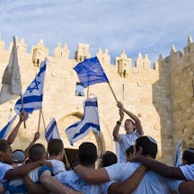Jerusalem,-,May,20,:,Israeli,Men,Celebrate,On,Jerusalem
