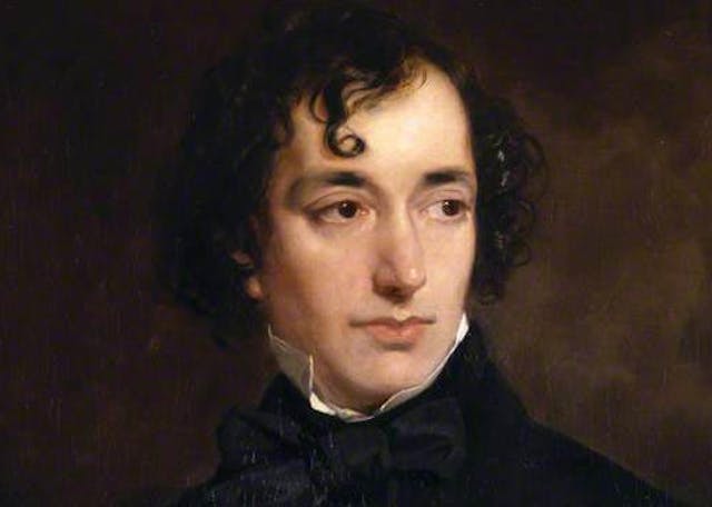 Painting of a Young Benjamin Disraeli Grant, Francis, 1803-1878; Benjamin Disraeli (1804-1881), Earl of Beaconsfield, PC, FRS, KG, as a Young Man