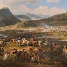 A painting of the Battle of Mount Tabor by Louis-François Lejeune. NapoleonBattleofMountTabor