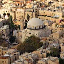 The Hurva Synagouge in the Old City of Jerusalem. hurvasynagoguejerusalem