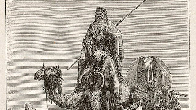benjamin-of-tudela-explores-the-sahara-mary-evans-picture-library