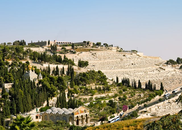 Gethsemane,,And,The,Church,Of,All,Nations,On,The,Mount