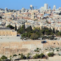 Panoramic,View,To,Jerusalem,Old,City,And,The,Temple,Mount,