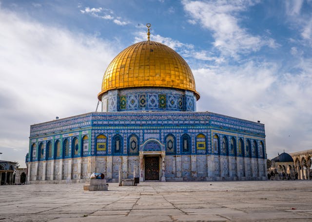 Dome,Of,The,Rock,Mosque,On,The,Temple,Mount,In