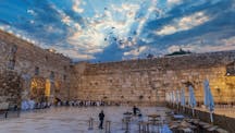 Beautiful,Sunrise,At,The,Western,Wall