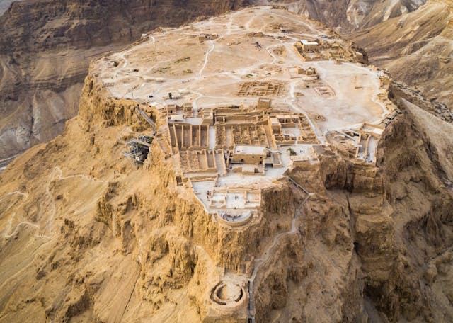 Masada,Fortress,Area,Southern,District,Of,Israel,Dead,Sea,Area
