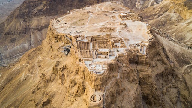 Masada,Fortress,Area,Southern,District,Of,Israel,Dead,Sea,Area