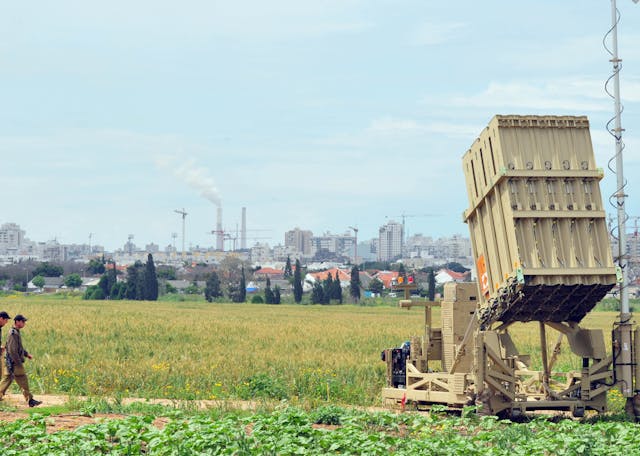 Ashkelon,-,Apr,14,2011:israeli,Soldiers,Guarding,A,Deployed,Iron