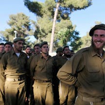 Graduation Ceremony For Ultra-Orthodox Soldiers